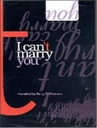 I Can't Marry You poster