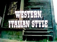 Western, Italian Style poster