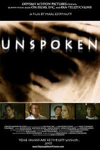 Unspoken poster