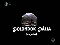 Bolondok bálja poster