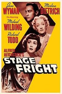 Hitchcock and 'Stage Fright' poster