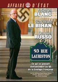 93, rue Lauriston poster