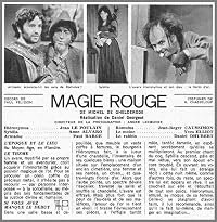 Magie rouge poster