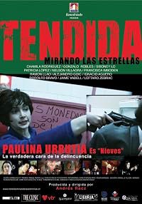 Tendida mirando las estrellas poster