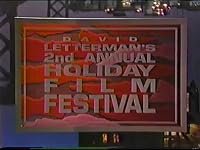 David Letterman's 2nd Annual Holiday Film Festival poster