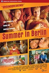 Sommer vorm Balkon poster