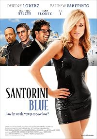 Santorini Blue poster