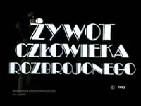 Zywot czlowieka rozbrojonego poster