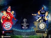Final Bayern München vs Internazionale poster