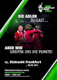Eintracht Frankfurt vs Hannover 1896 poster