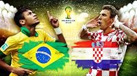 Group A: Brazil vs Croatia poster