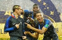 Final: France v Croatia poster