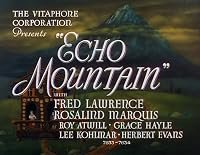 Echo Mountain poster