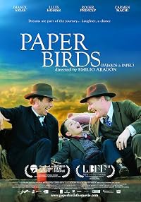 Pájaros de papel poster