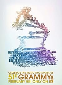 The 51st Annual Grammy Awards poster